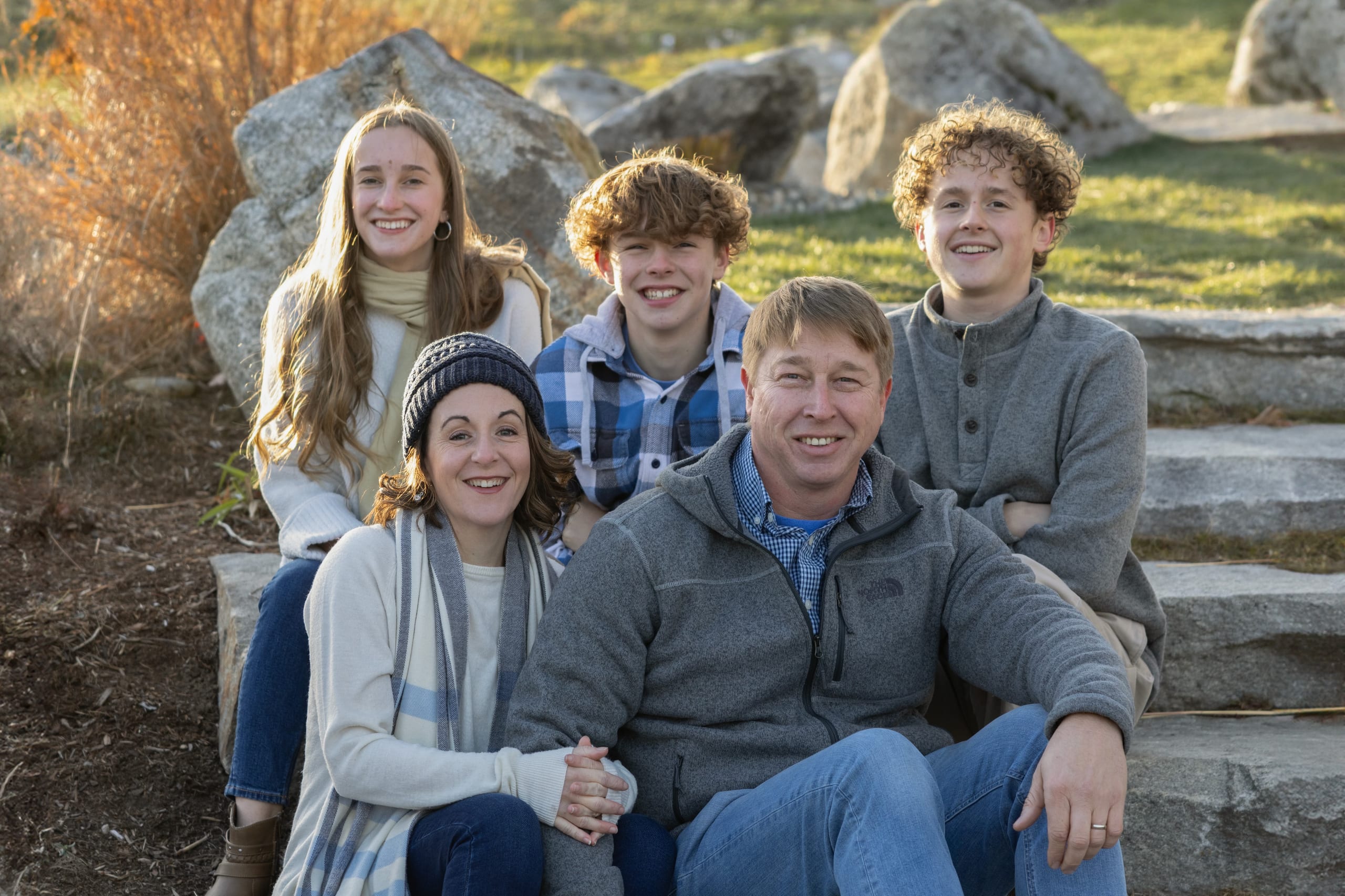 Family portrait photographed by Max Cohen Media